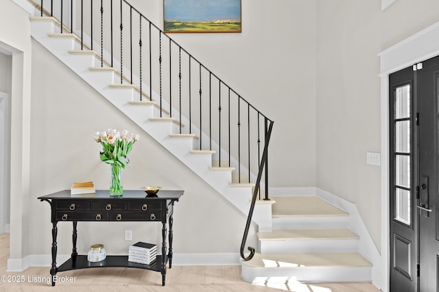 5404 River Creek Ct, Prospect, KY 40059 - foyer with stairs and a towering ceiling