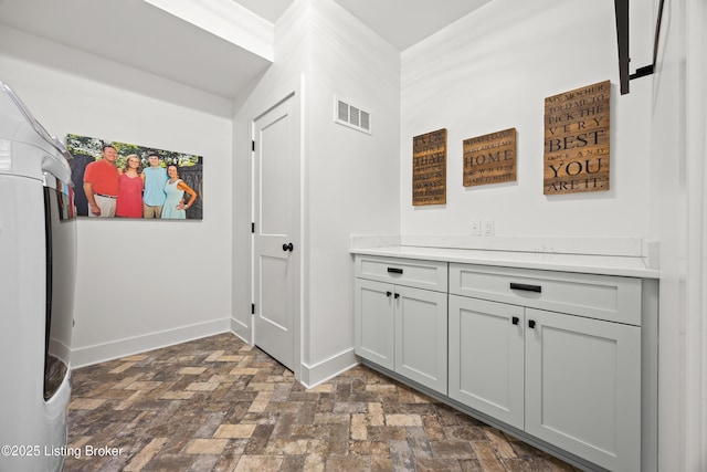 5404 River Creek Ct, Prospect, KY 40059 - corridor featuring baseboards and dark stone finish flooring