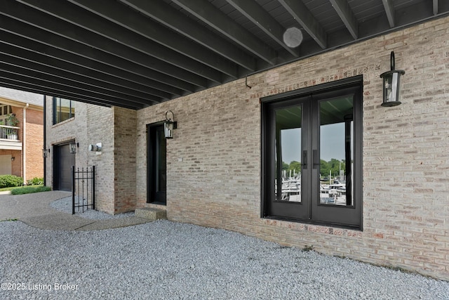 5404 River Creek Ct, Prospect, KY 40059 - view of patio / terrace featuring french doors