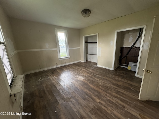 1535 Bardstown Rd, Hodgenville, KY 42748 - unfurnished bedroom with wood finished floors and baseboards