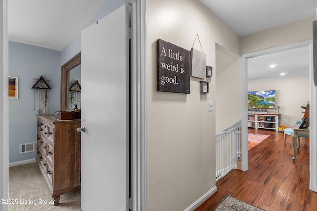 7401 Maria Ave, Louisville, KY 40222 - corridor with light wood-style flooring and baseboards