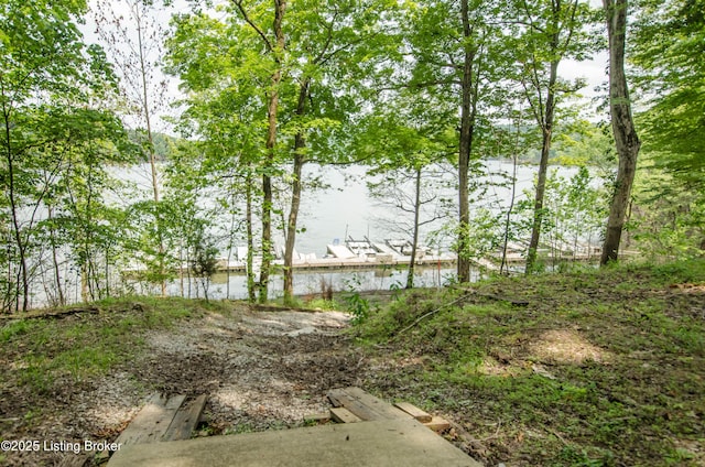 52 Lakeshore Cir, Leitchfield, KY 42754 - view of yard featuring a water view