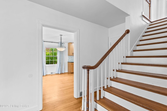 213 Barberry Ln, Lexington, KY 40503 - staircase featuring wood finished floors
