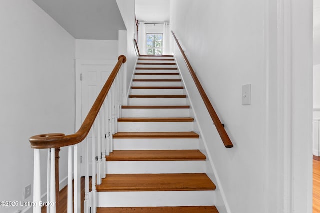 213 Barberry Ln, Lexington, KY 40503 - stairs featuring wood finished floors