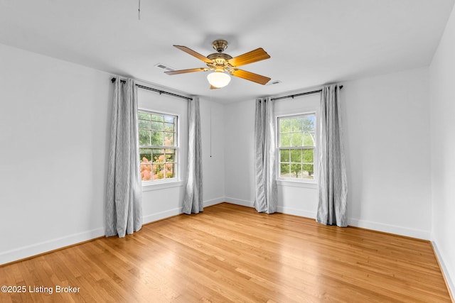 213 Barberry Ln, Lexington, KY 40503 - empty room with plenty of natural light, light wood-type flooring, and a ceiling fan