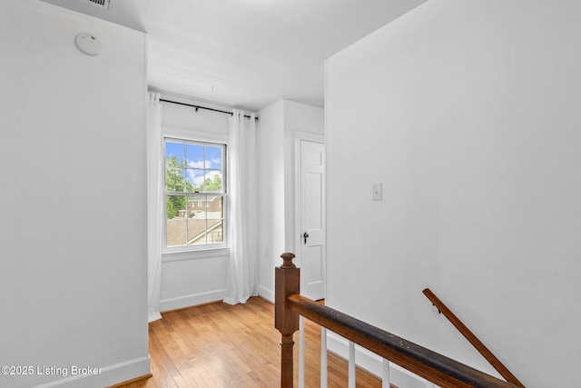 213 Barberry Ln, Lexington, KY 40503 - hall featuring an upstairs landing and light wood-type flooring