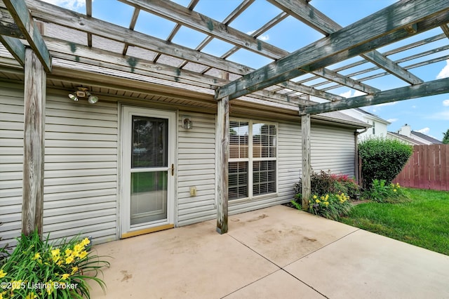 8405 Adams Run Rd, Louisville, KY 40228 - view of patio / terrace with a pergola