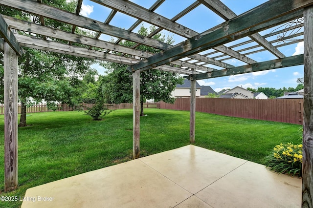 8405 Adams Run Rd, Louisville, KY 40228 - view of patio / terrace with a pergola