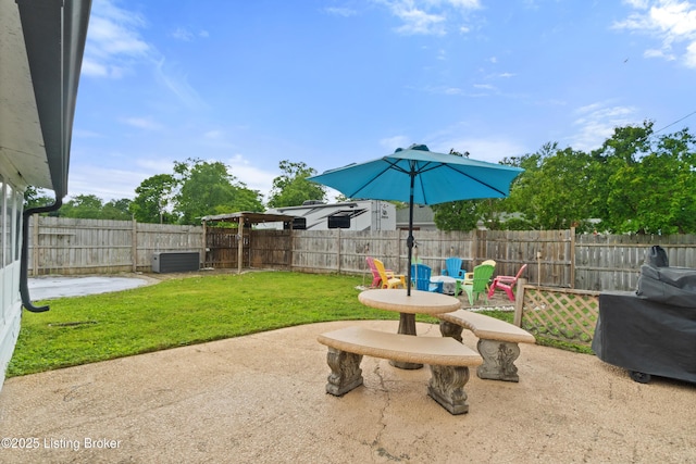 1709 Wickham Way, Louisville, KY 40223 - view of patio featuring central AC