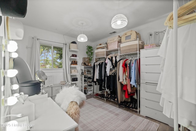 1709 Wickham Way, Louisville, KY 40223 - spacious closet with wood finished floors