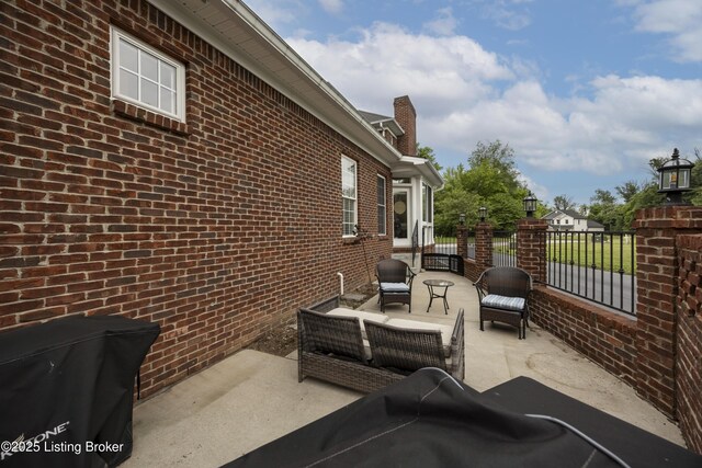 895 Woodlawn Rd Unit 3, Bardstown, KY 40004 - view of patio / terrace with outdoor lounge area