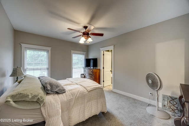 895 Woodlawn Rd Unit 3, Bardstown, KY 40004 - carpeted bedroom with baseboards and ceiling fan