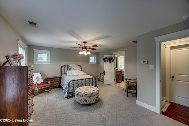 895 Woodlawn Rd Unit 3, Bardstown, KY 40004 - bedroom featuring carpet, baseboards, and ceiling fan