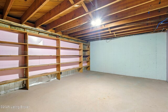 1212 Hibiscus Dr, Clarksville, IN 47129 - view of unfinished below grade area