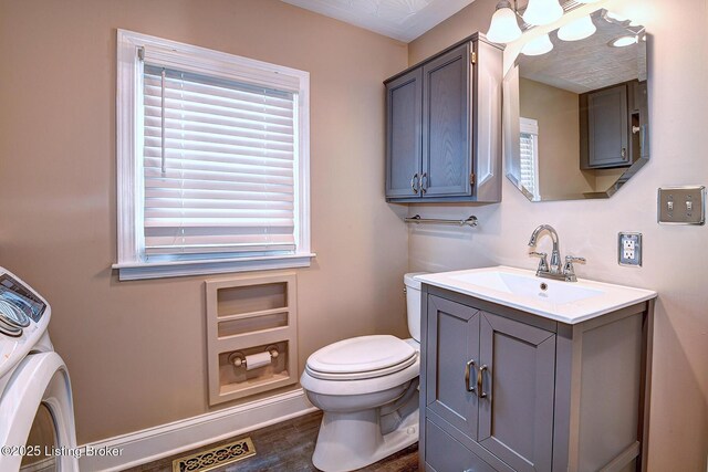 3116 Osprey Rd, Louisville, KY 40213 - bathroom featuring vanity and wood finished floors