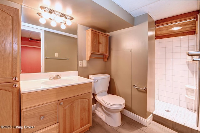 3116 Osprey Rd, Louisville, KY 40213 - full bath featuring a stall shower, vanity, and tile patterned floors
