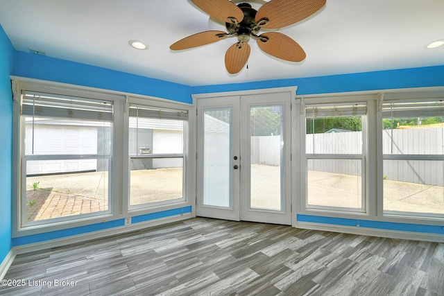 3116 Osprey Rd, Louisville, KY 40213 - unfurnished sunroom featuring french doors