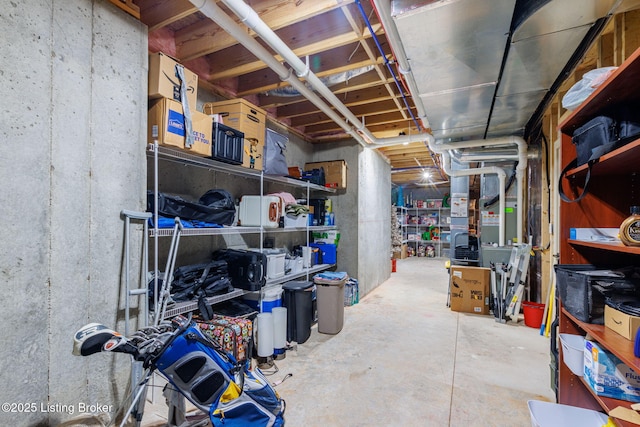 6299 Clore Ln, Crestwood, KY 40014 - unfinished below grade area with heating unit