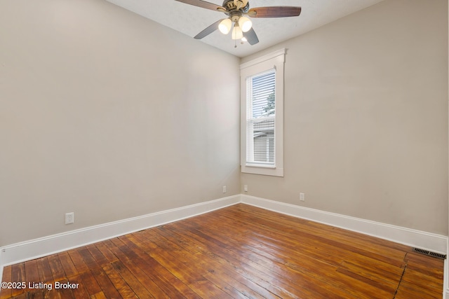 948 Samuel St, Louisville, KY 40204 - unfurnished room featuring hardwood / wood-style flooring and a ceiling fan