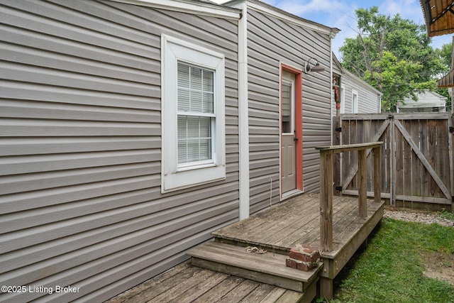 948 Samuel St, Louisville, KY 40204 - deck featuring a gate