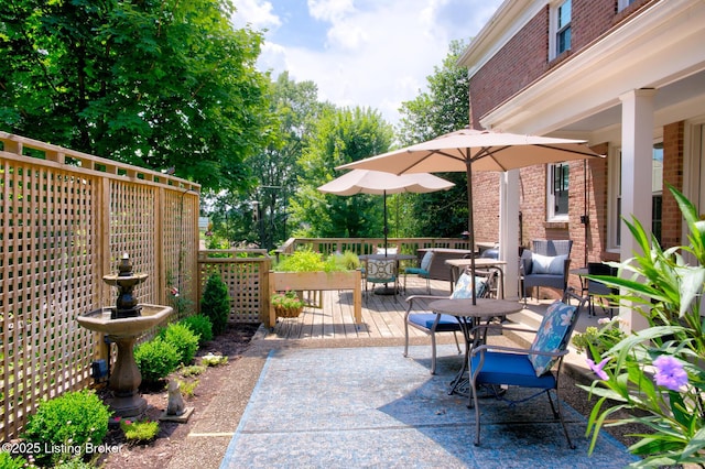 7009 Quail Brace Ct, Louisville, KY 40241 - view of patio featuring a deck