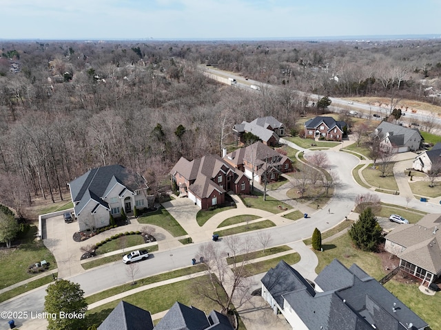 8705 Summit Ridge Dr, Louisville, KY 40241 - view of property location with nearby suburban area and a forest