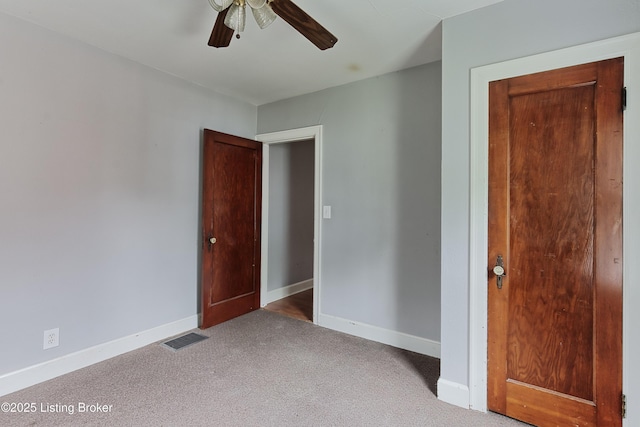 3019 Wirth Ave, Louisville, KY 40217 - unfurnished bedroom featuring carpet floors and ceiling fan
