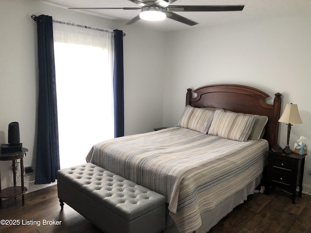 149 Wood Gate Dr, Mt Washington, KY 40047 - bedroom featuring wood finished floors and a ceiling fan