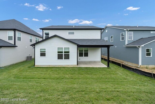 19136 Catalpa Fields Pl, Louisville, KY 40023 - back of property with a patio area and a yard