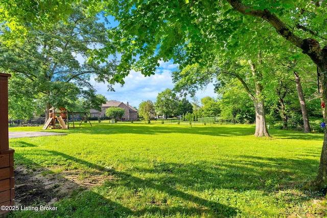 3627 E Locust Cir, Prospect, KY 40059 - view of yard featuring a playground