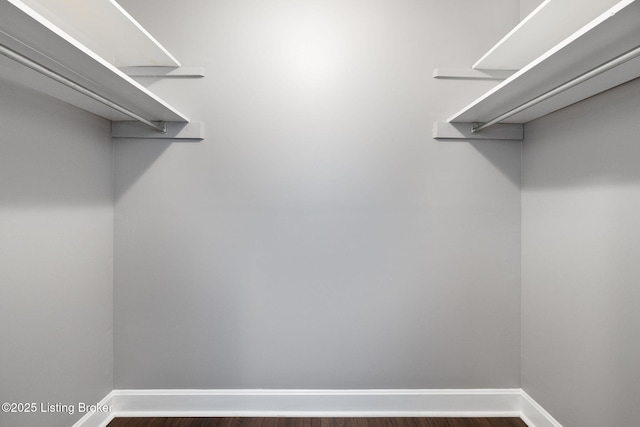 3627 E Locust Cir, Prospect, KY 40059 - walk in closet featuring dark wood-type flooring