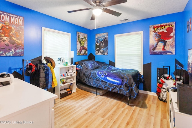 703 Cheri Way, Fairdale, KY 40118 - bedroom with wood finished floors and a ceiling fan