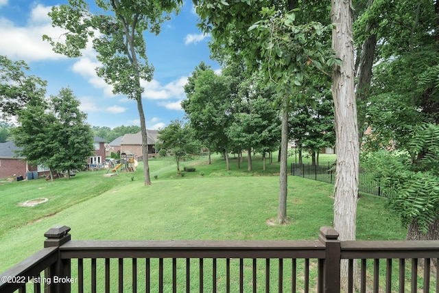 3509 Sasse Way, Louisville, KY 40245 - view of yard with a playground