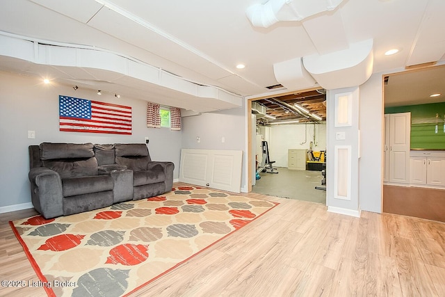 114 S Crestmoor Ave, Louisville, KY 40206 - living room with wood finished floors