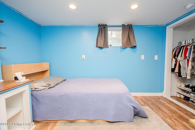 114 S Crestmoor Ave, Louisville, KY 40206 - bedroom with wood finished floors and recessed lighting