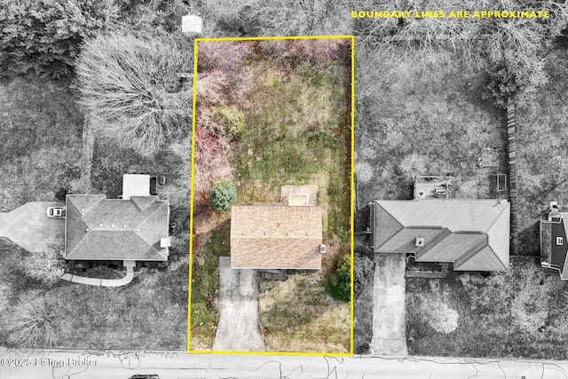 1123 Meadowridge Trl, Goshen, KY 40026 - aerial view of property's location with property boundaries highlighted