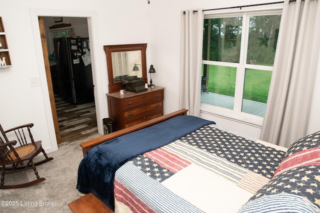 9115 Independence School Rd, Louisville, KY 40228 - carpeted bedroom with freestanding refrigerator