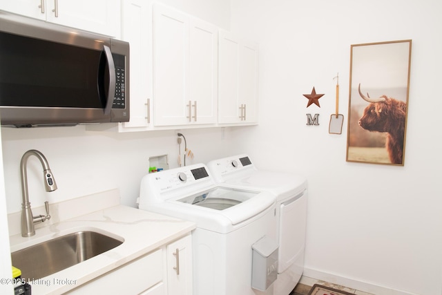 9115 Independence School Rd, Louisville, KY 40228 - laundry area with washer and dryer and cabinet space