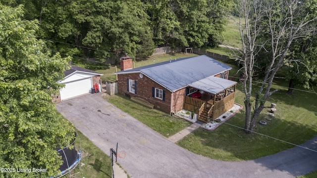 94 Buckhorn Ln, Leitchfield, KY 42754 - view from above of property