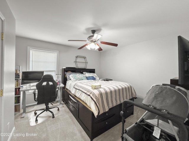 131 Benelli Dr, Bardstown, KY 40004 - bedroom with light colored carpet and ceiling fan