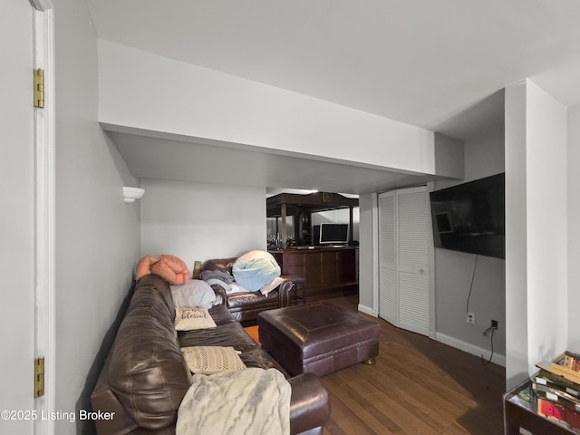 131 Benelli Dr, Bardstown, KY 40004 - living area with wood finished floors and baseboards