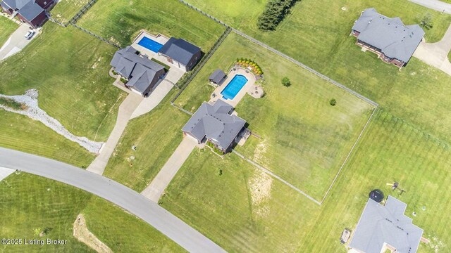 57 Pilots Way, Taylorsville, KY 40071 - drone / aerial view of a pool area