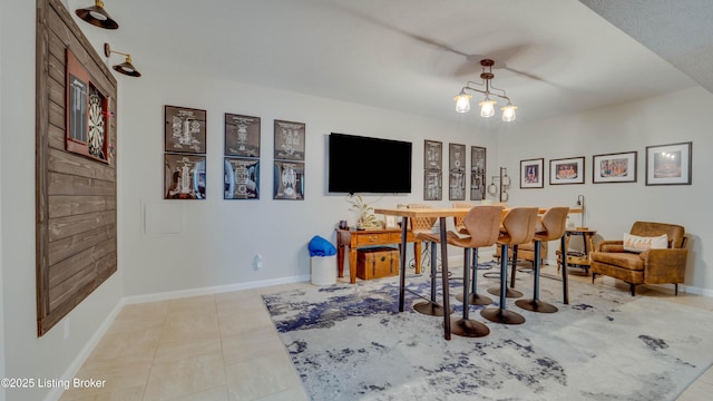 116 N Howard St, Bardstown, KY 40004 - bar area featuring baseboards and light tile patterned flooring