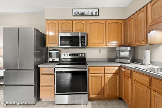 161 Sulphur Rd, New Castle, KY 40050 - kitchen with stainless steel appliances and light countertops