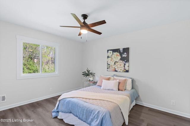 5515 Hempstead Rd, Louisville, KY 40207 - bedroom featuring wood finished floors and a ceiling fan