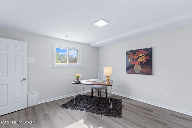 5515 Hempstead Rd, Louisville, KY 40207 - office with wood finished floors and baseboards