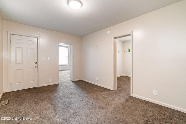2113 Willow St, New Albany, IN 47150 - spare room featuring carpet floors and baseboards