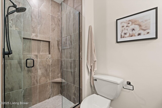 104 Howard Ln, Jeffersonville, IN 47130 - full bathroom featuring toilet and a stall shower