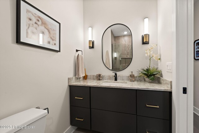 104 Howard Ln, Jeffersonville, IN 47130 - full bathroom with vanity and a shower