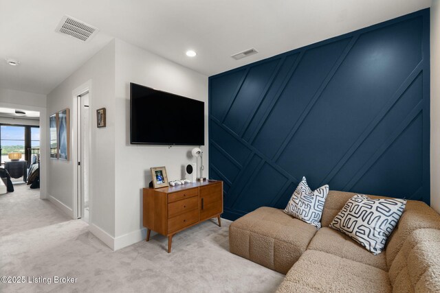 104 Howard Ln, Jeffersonville, IN 47130 - living room with light carpet and recessed lighting